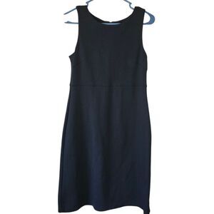 Hanna Andersson Black Sleeveless Sheath Dress. Sz. S